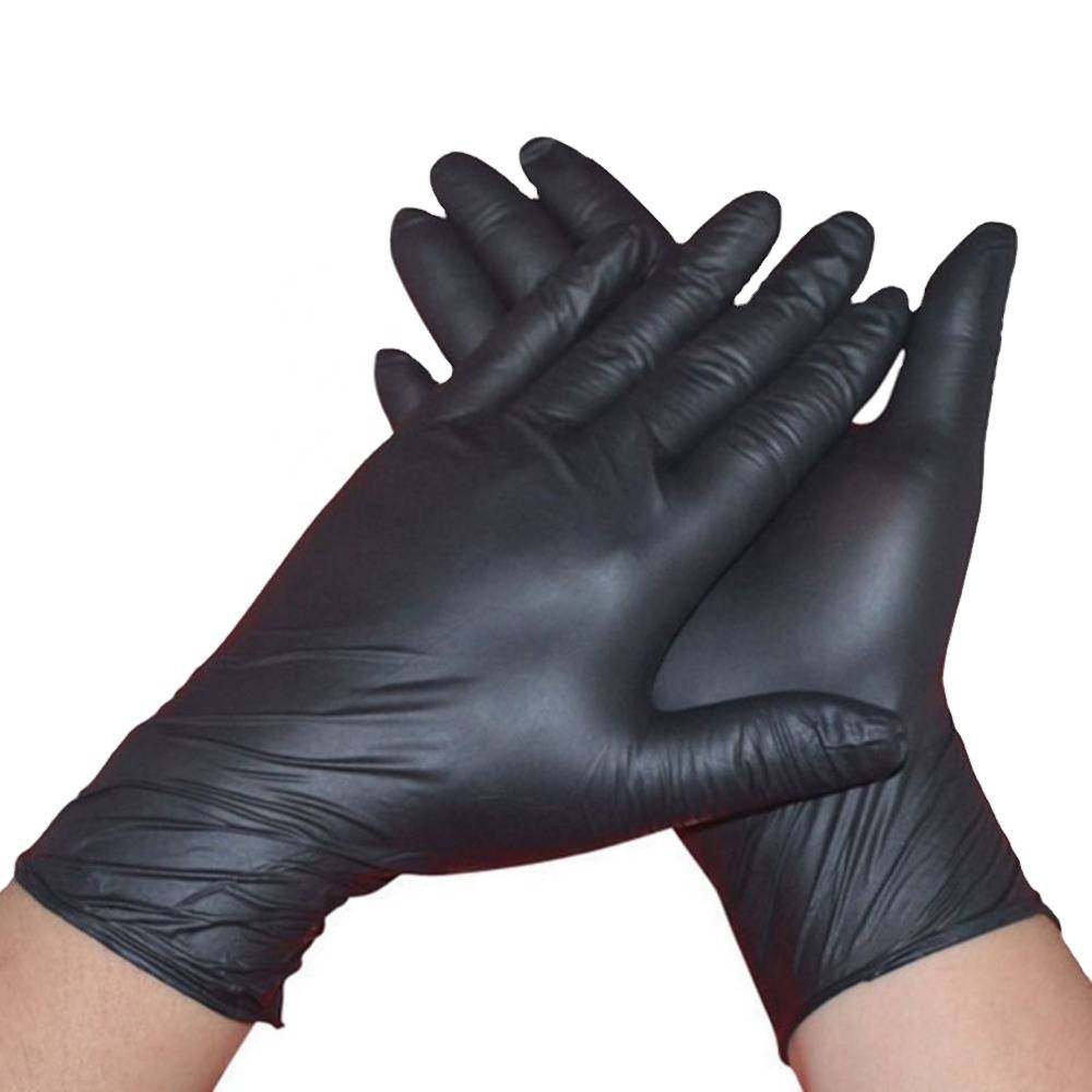 Black Vinyl Glove Powdered And Powder Free